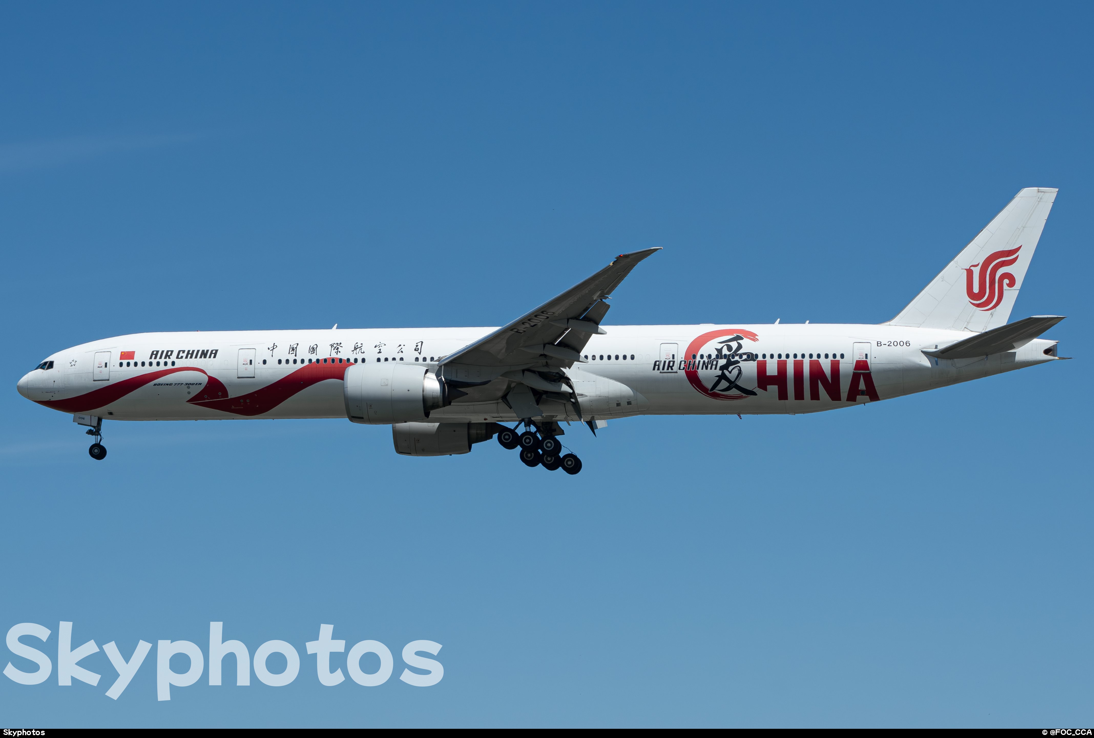 中国国际航空 B777-39L(ER)