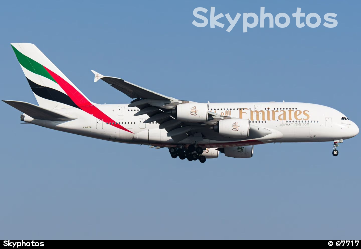 阿联酋航空 Airbus380-861