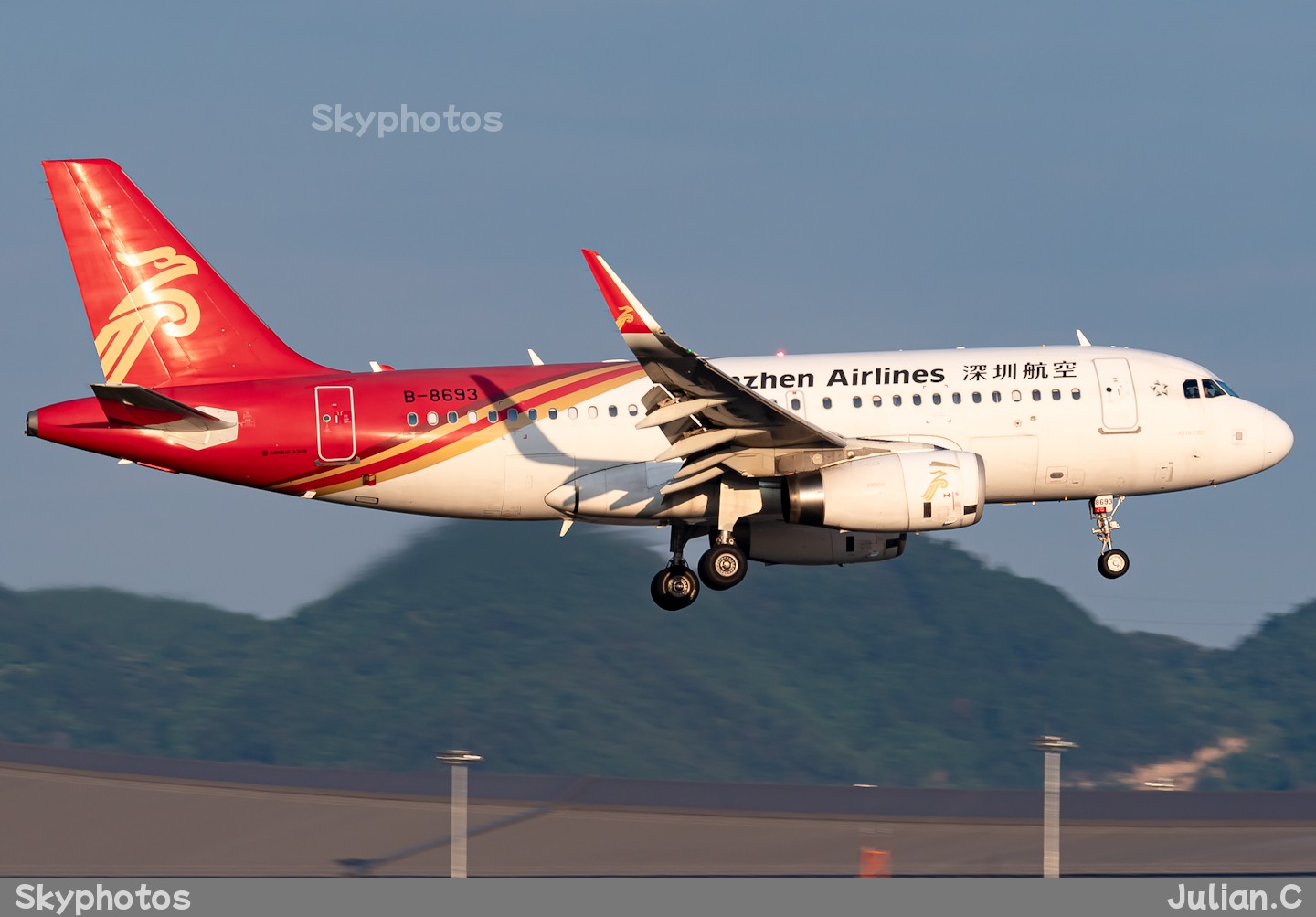 深圳航空 Airbus A319-133（WL）