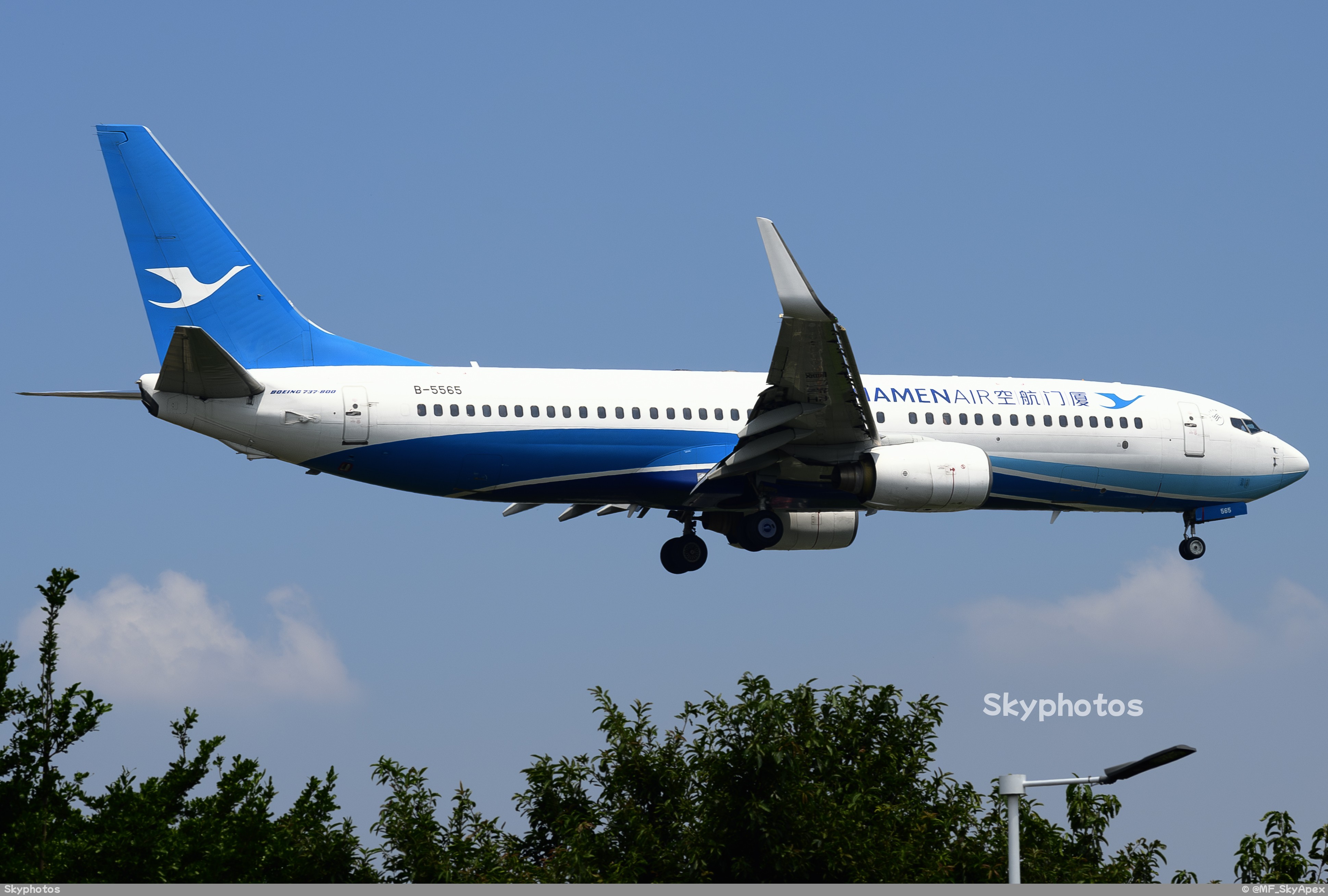 厦门航空 B737-86N(WL)