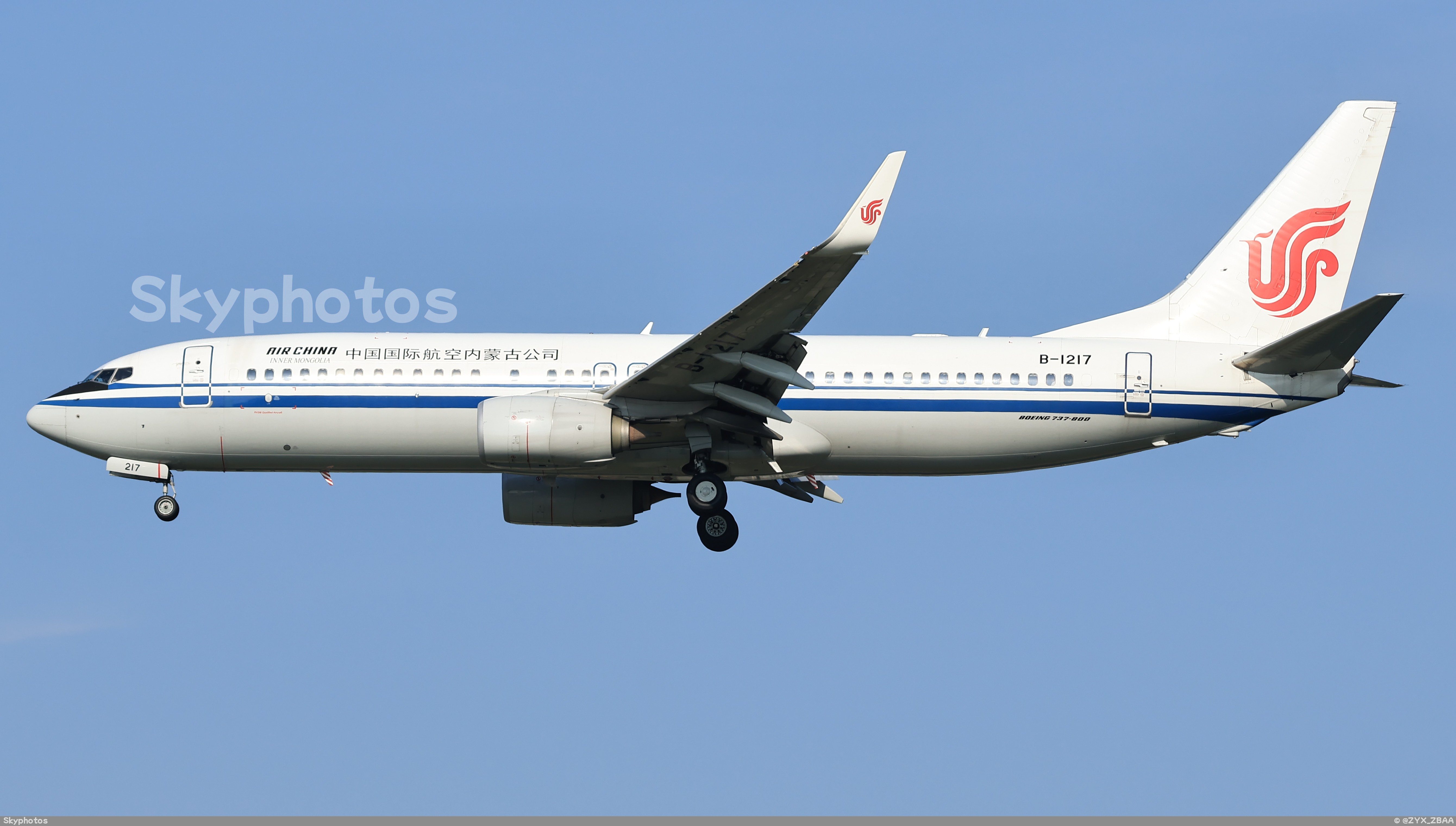 中国国际航空内蒙古公司 B737-800(WL)