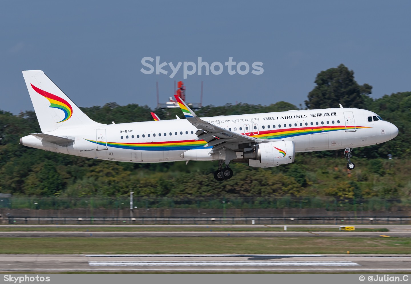 西藏航空 A320-214(WL)