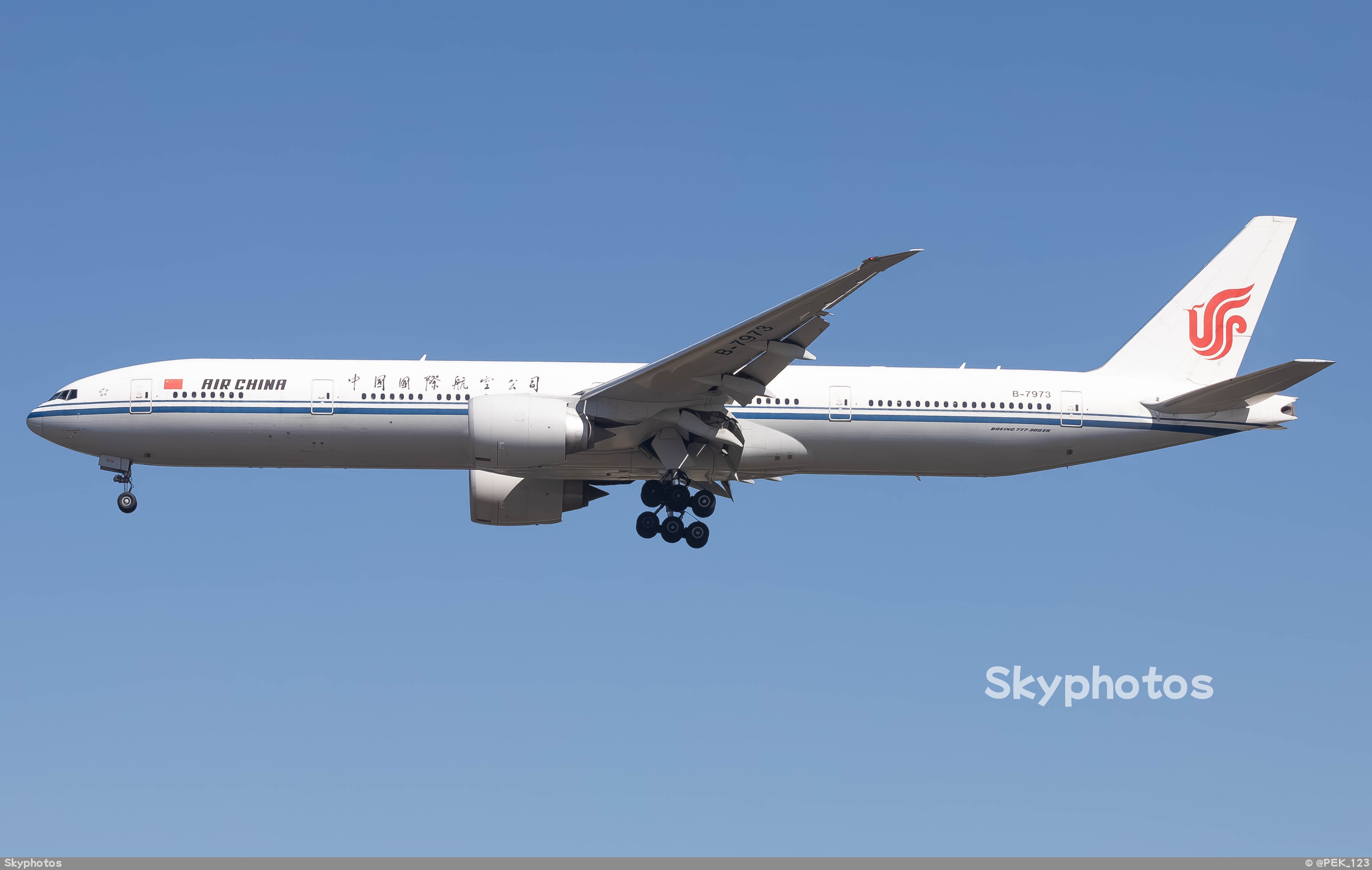 中国国际航空 B777-39L(ER)