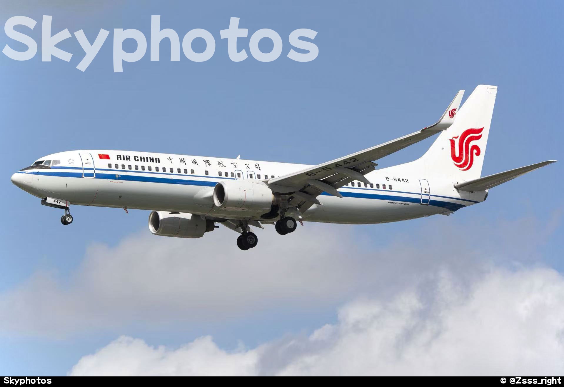 中国国际航空 B737-89L(WL)